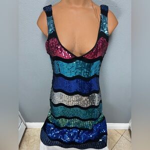 As u wish sequence dress SZ M